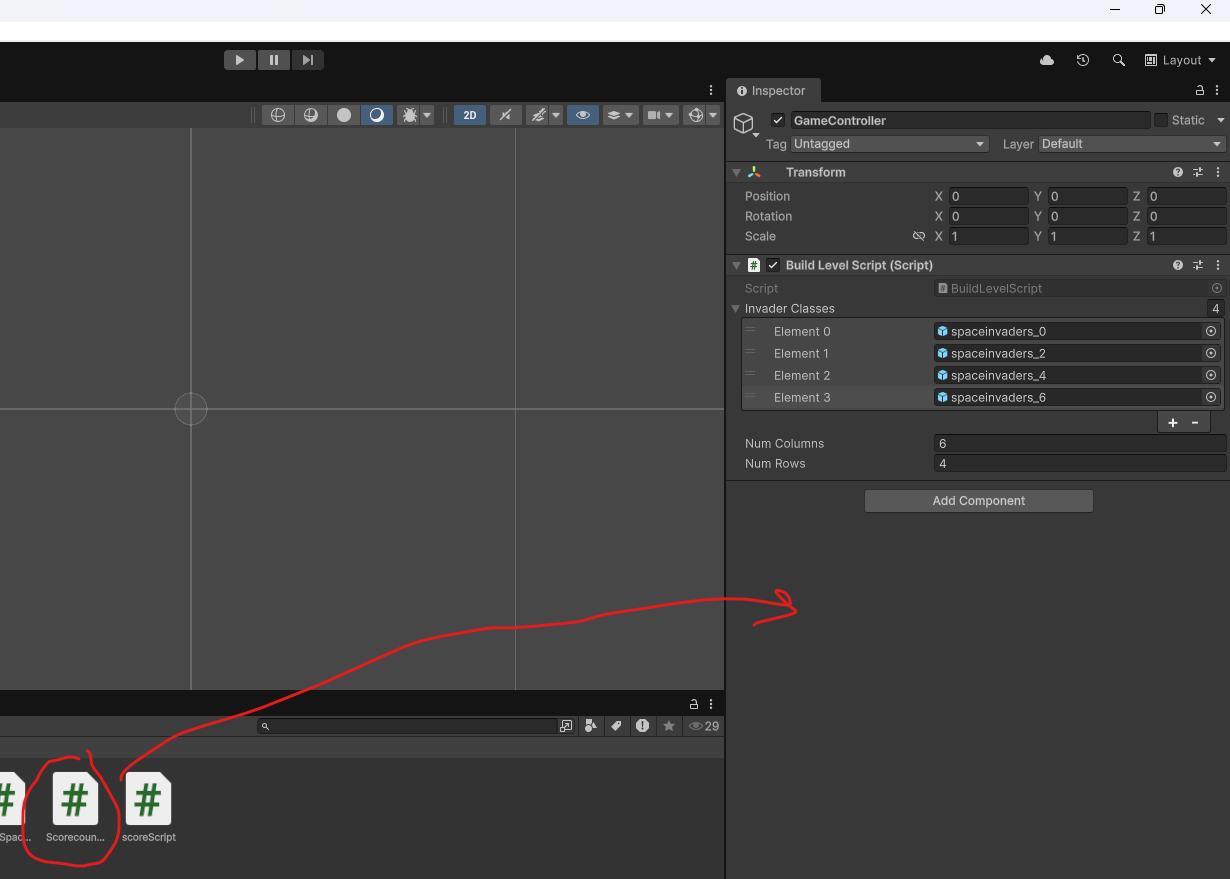 Text-elementet omdøbt til Game Over Text.