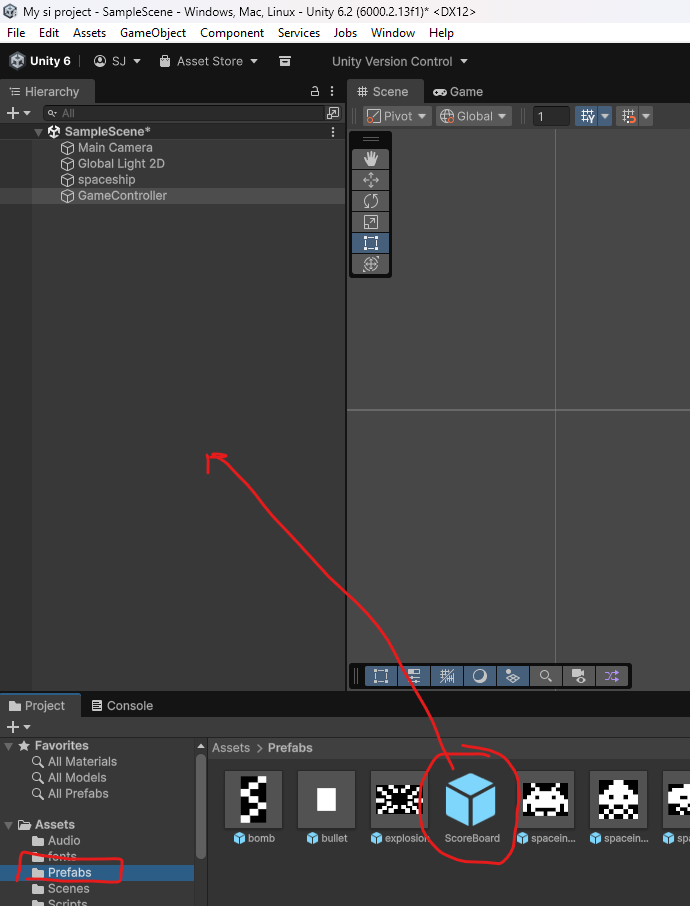 Justering af Rect Transform.
